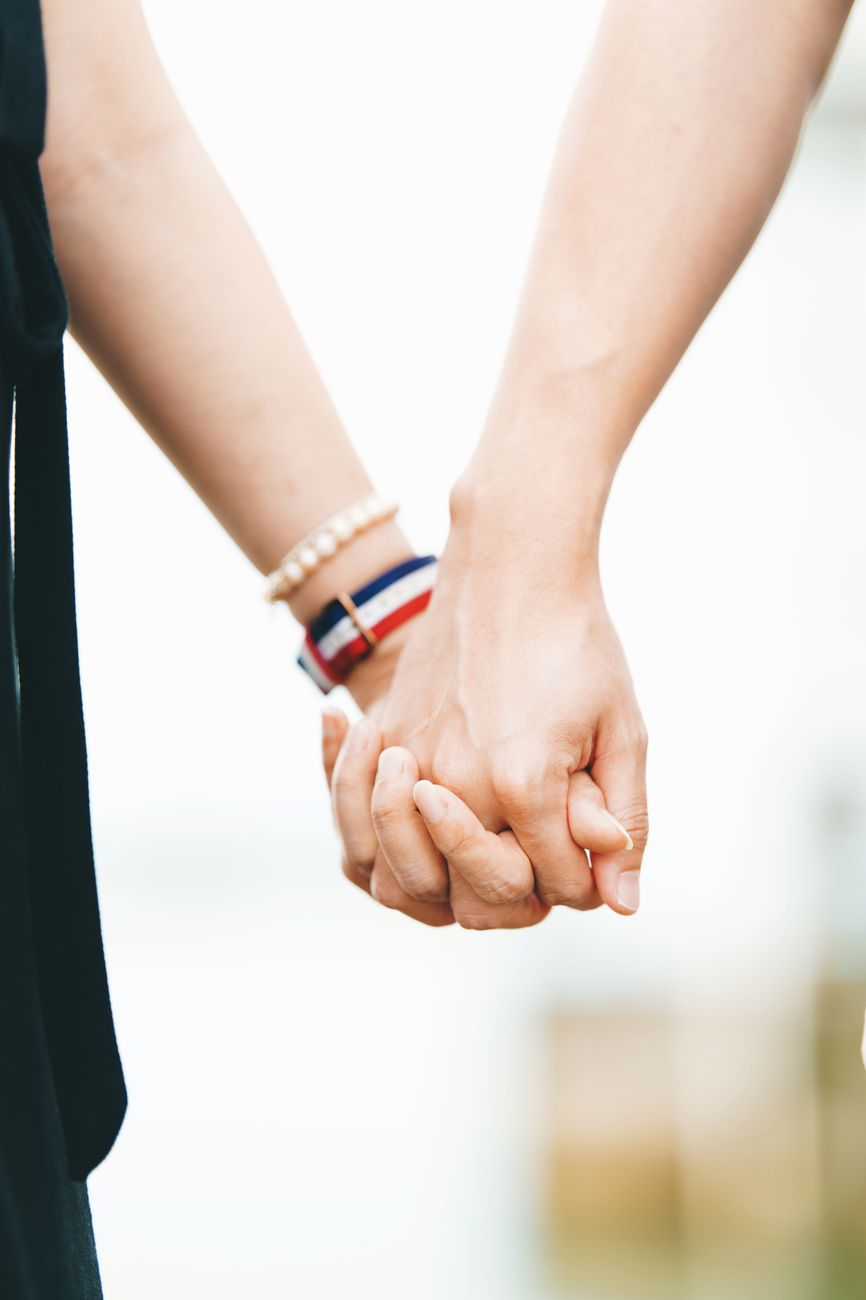 Couple enlacé